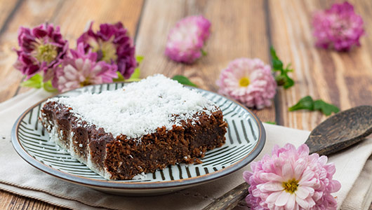 Die Landpartie: Rezept: Kärleksmums - Schwedischer Schokoladenkuchen